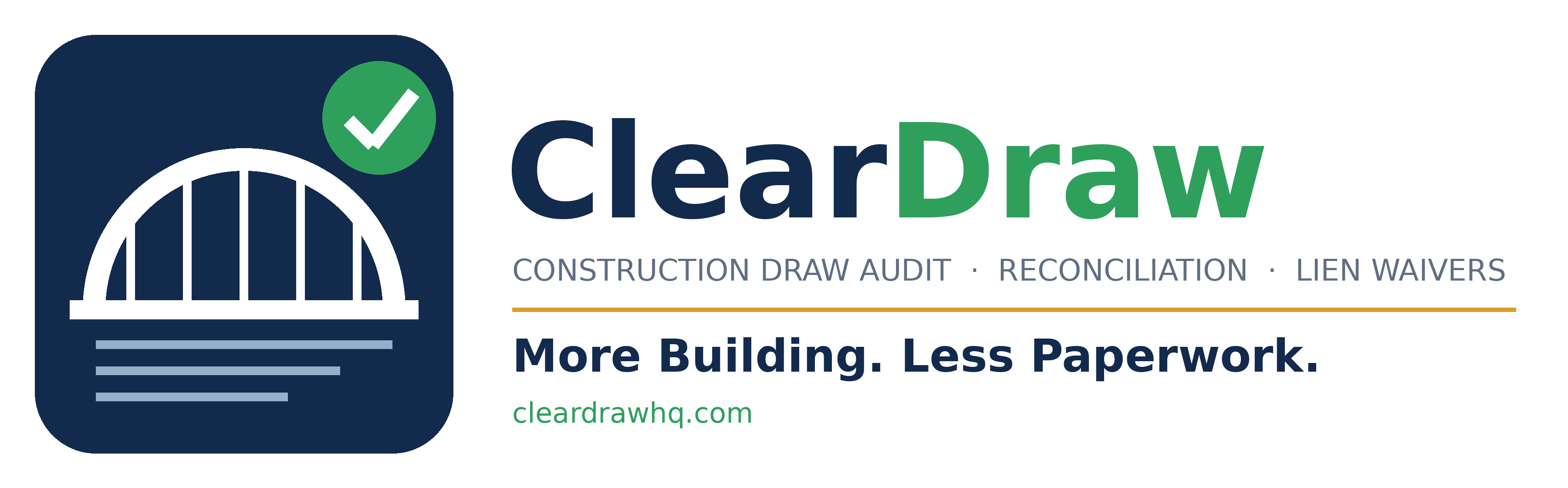 ClearDraw — More Building. Less Paperwork.